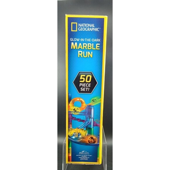 National Geographic Glow-In-The-Dark Marble Run STEM Kit - 50-Piece Educational - Picture 5 of 8
